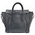 Céline Borsa a tracolla CELINE Luggage Nano Shopper in pelle nera Nero - view 2
