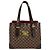 Organizer Borsa a tracolla tote Louis Vuitton Hampstead PM Damier Ebene Marrone