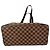 Organizer Borsa a tracolla tote Louis Vuitton Hampstead PM Damier Ebene Marrone - vista 3