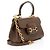 Gucci Leather Horsebit 1955 Mini Chain Top Handle Braun - Ansicht 2