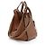 Borsa Hammock Compact in pelle di vitello Loewe Marrone - vista 2