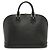 Borsa Louis Vuitton in pelle Epi Alma Nero