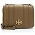 Borsa a tracolla Tory Burch Kira in pelle con catena Verde