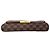 Borsa a tracolla Louis Vuitton Favorite MM Damier Ebene Marrone - vista 3