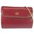 Bolsa de Ombro Gucci Vintage Leather Chain Vermelho