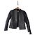 Karl Lagerfeld Leder Bikerjacke Schwarz