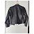 Karl Lagerfeld Leder Bikerjacke Schwarz - Ansicht 2