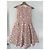 Lanvin Mädchen Blumenkleid in Rosa und Weiß Schwarz Pink Gelb - Ansicht 2