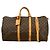 Borsa Louis Vuitton Keepall Bandouliere Monogram Canvas 55 Marrone