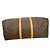 Borsa Louis Vuitton Keepall Bandouliere Monogram Canvas 55 Marrone - vista 6