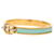 Hermès Hermes Mini Click Chaine d'Ancre Bracelet Blue Golden  - view 2