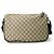 Borsa a Spalla Gucci GG Supreme Marrone Beige - vista 3