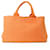 Borsa Tote Prada Canapa Arancione - vista 2