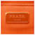 Borsa Tote Prada Canapa Arancione - vista 9