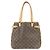 Borsa a tracolla verticale Louis Vuitton Monogram Batignolles Marrone