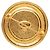 Spilla rotonda con logo Chanel 31 Rue Cambon D'oro - vista 2