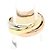 Cartier Trinity Classic MM Ring Pink Weiß Gelb - Ansicht 3