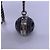 Collana con pendente Chanel Double C nera Nero - vista 3