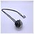 Collana con pendente Chanel Double C nera Nero - vista 5