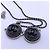 Collana con pendente Chanel Double C nera Nero - vista 7