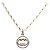 Collana con pendente a catena con logo Doppia G GG di Gucci