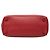 Borsa a mano Prada in pelle di vitello rosso con placca logo Triangle - vista 3