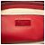 Borsa a mano Prada in pelle di vitello rosso con placca logo Triangle - vista 5