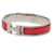 Hermès Bracciale Click H PM Hermes Argento Rosso  - vista 2