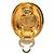 Orecchini Chanel Vintage Mademoiselle Clip D'oro - vista 3