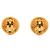 Orecchini a clip Chanel Vintage Coco Mark D'oro - vista 2