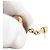 Orecchini Louis Vuitton Magnetic Boa Marrone D'oro - vista 4