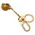 Portachiavi Louis Vuitton Jack Lucie Halloween Keychain Charm Marrone Beige D'oro - vista 4