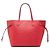 Louis Vuitton Epi Neverfull MM Handtasche Tote Bag Fuschia