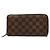 Louis Vuitton Damier Zippy Long Wallet Braun