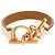 Bracciale Charm Croisière Hermès Beige D'oro