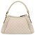 Bolsa de mão em couro Gucci Scarlet Guccissima Cru - vista 3