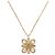 Céline Collana Celine Triomphe Stone Logo Gold D'oro