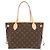 Borsa Tote Louis Vuitton Neverfull PM Monogram Marrone Monogramma - vista 3