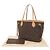 Borsa Tote Louis Vuitton Neverfull PM Monogram Marrone Monogramma - vista 2