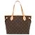 Borsa Tote Louis Vuitton Neverfull PM Monogram Marrone Monogramma - vista 3