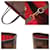 Borsa Louis Vuitton Neverfull MM Fuschia Damier ebene - vista 7