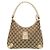 Borsa a Spalla Gucci Hobo Abbey 130738 Bianco Beige