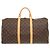 Borsa Boston Louis Vuitton Keepall 50 Monogram Marrone Monogramma - vista 2