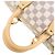 Borsa Louis Vuitton Speedy 30 Damier Azur Bianco - vista 7