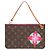 Pochette Louis Vuitton Neverfull Rosa Monograma - vista 2