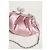 Weekend Max Mara Pasticcino bag in rosa in raso con cristalli Argento - vista 2