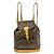 Louis Vuitton Vintage Montsouris Monogram Canvas MM Marron