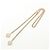 Collana Chanel Coco Mark Double Heart D'oro - vista 4