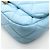 Borsa a Spalla Chanel Matelassé in Pelle di Agnello Blu - vista 10