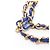 Borsa a tracolla Chanel Matelassé con nappa Blu - vista 6
